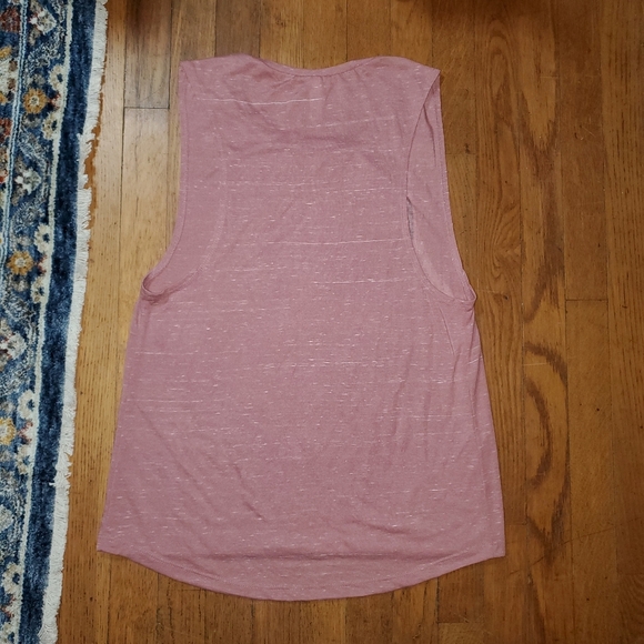 Women's Pink Graphic Sleeveless Top - Picture 5 of 8
